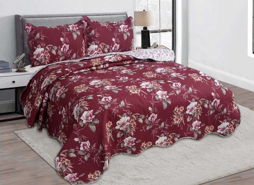 3pcs pinsonic quilt set
