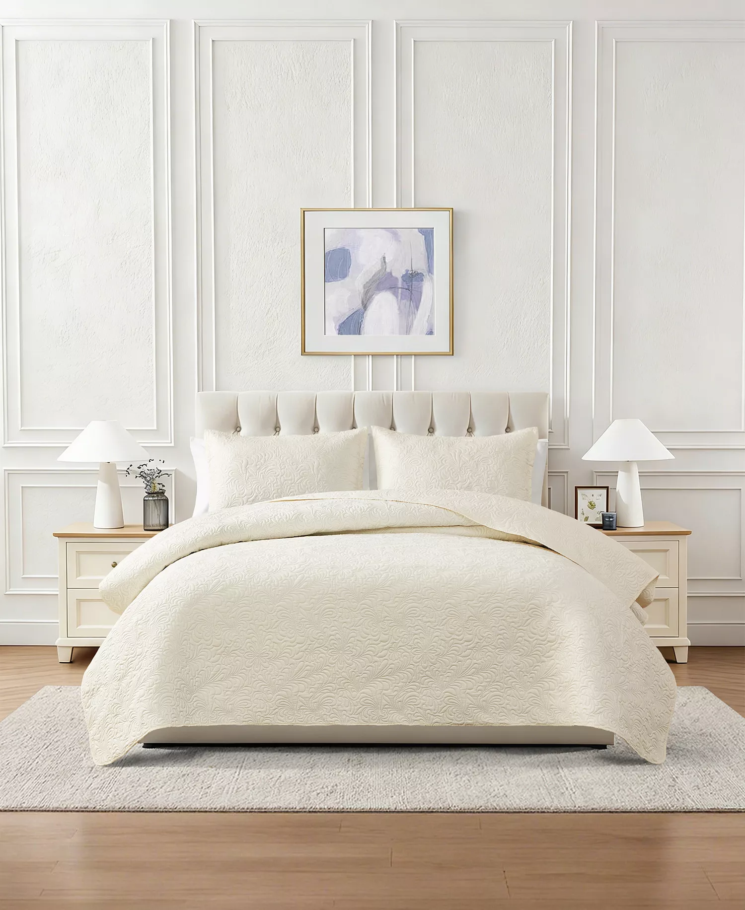 Lightweight Microfiber 3-Piece Bedspread
