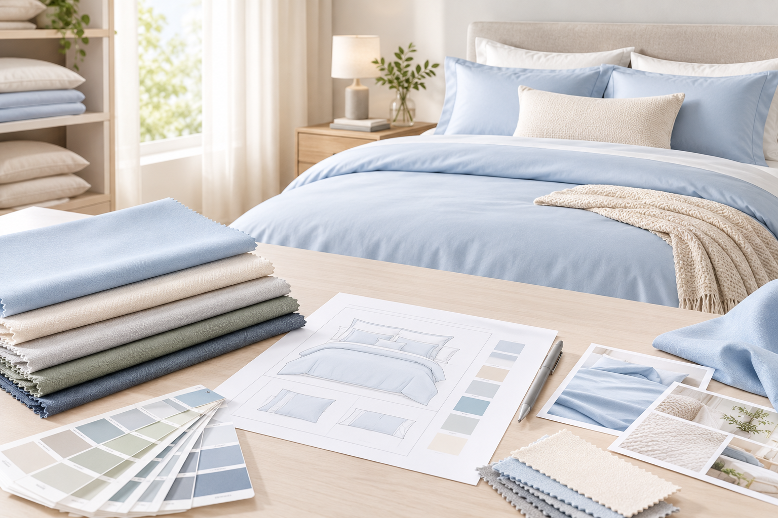 custom home textile products development