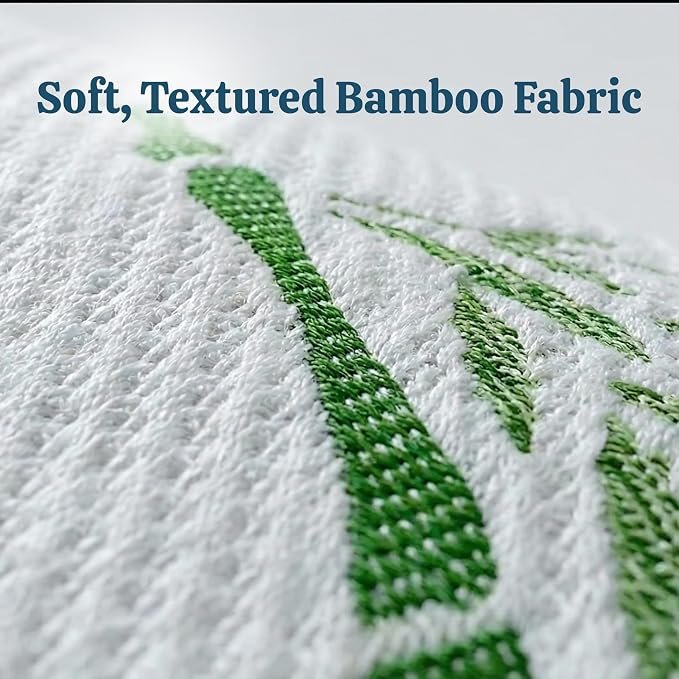 soft bamboo rayon fabric memory foam pillow