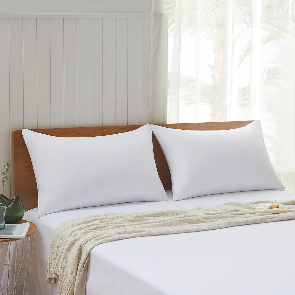 white color sleeping pillow