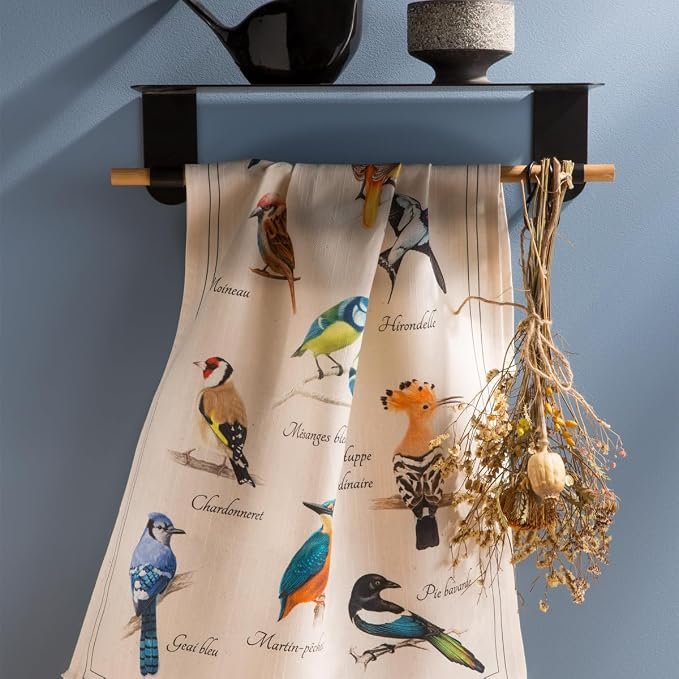 cotton printed tea towel