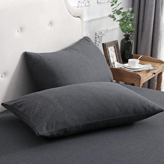 cotton jersey fitted sheet plus pillowcases