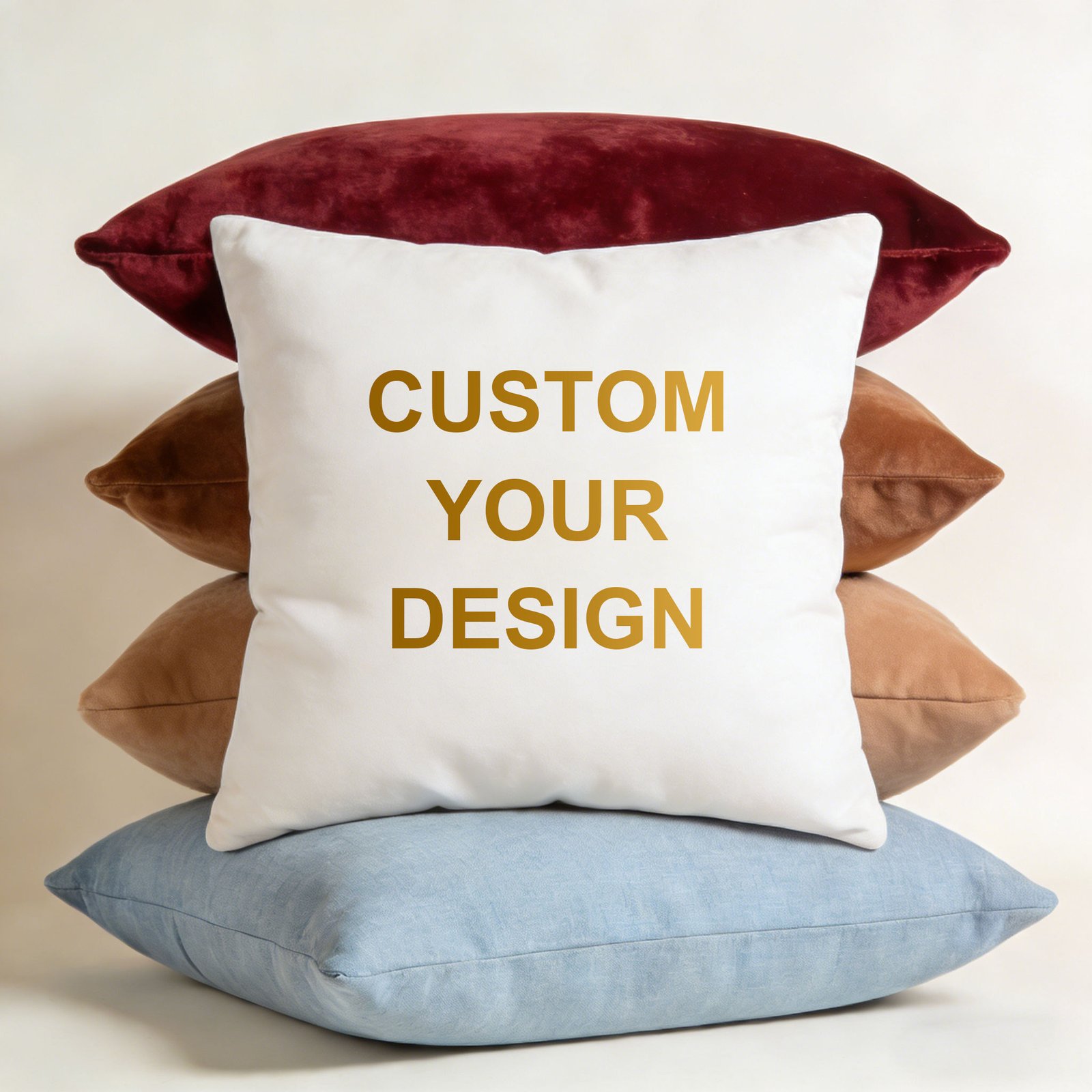 polyester printed promotional cushion