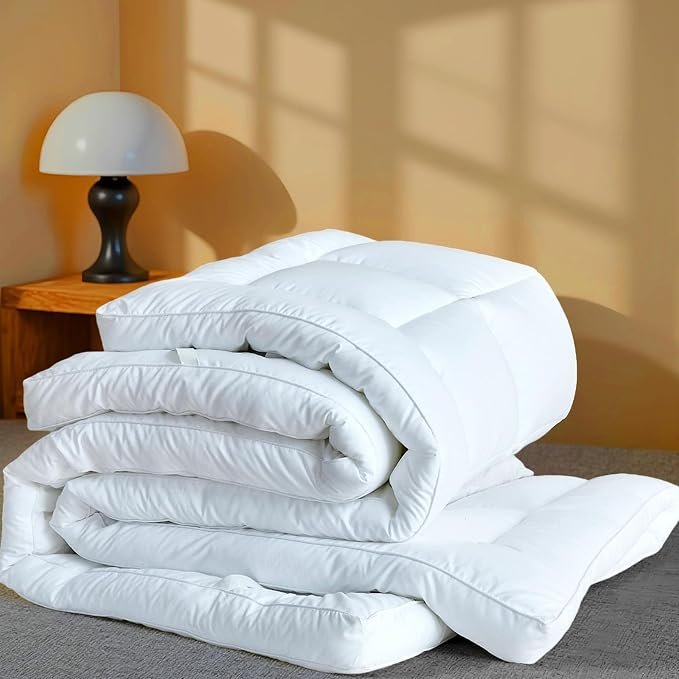 fluffy Baffle Box Mattress Topper