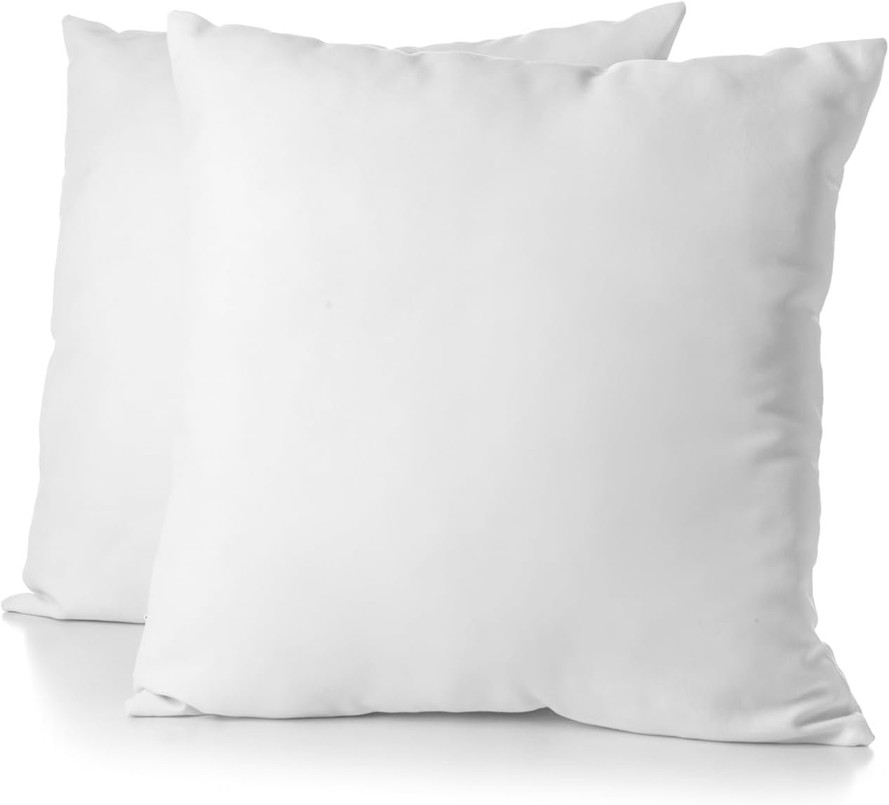 microfiber filled white pillow