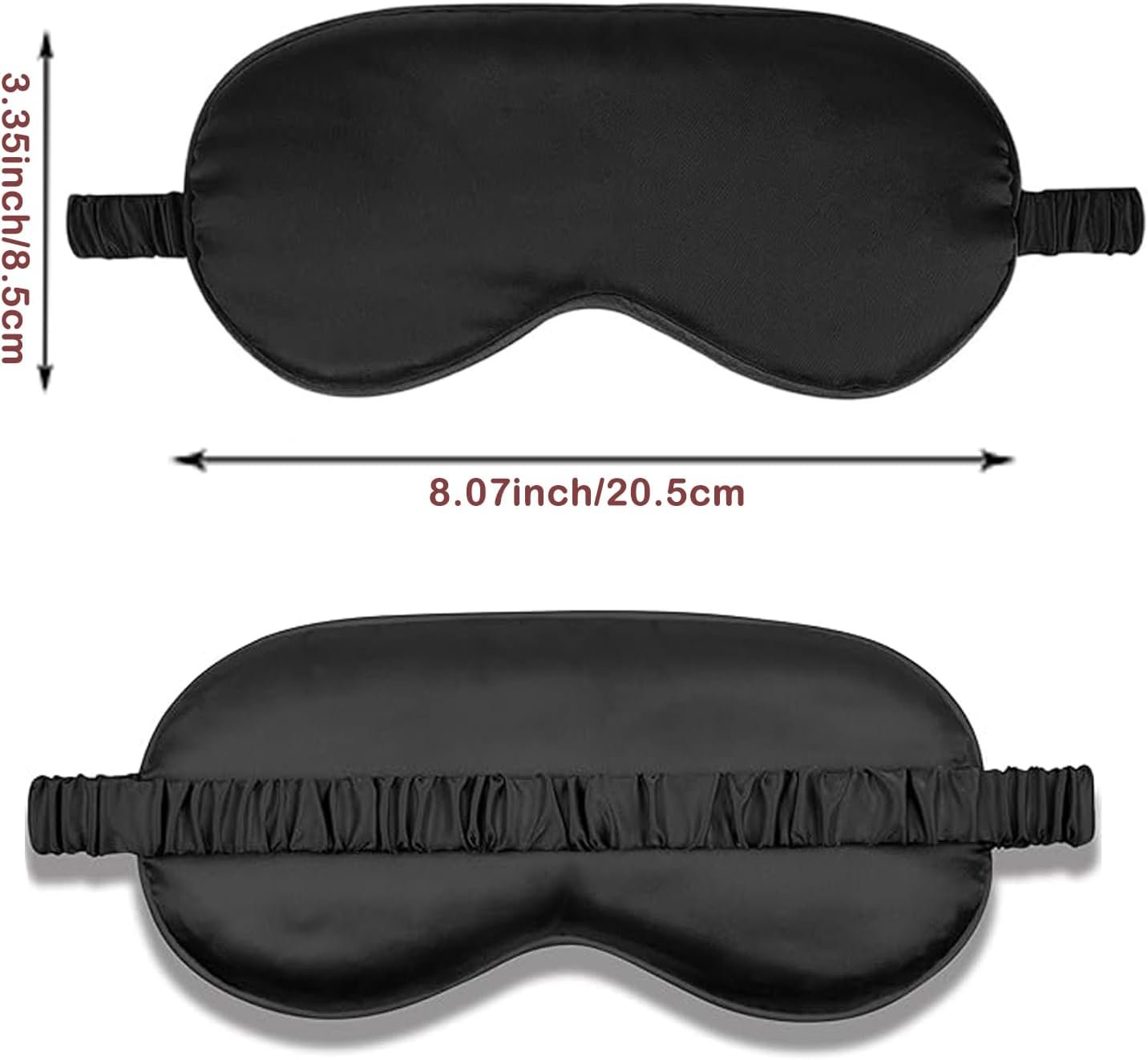 eye mask size for Silk & Satin Sleep Gift Set