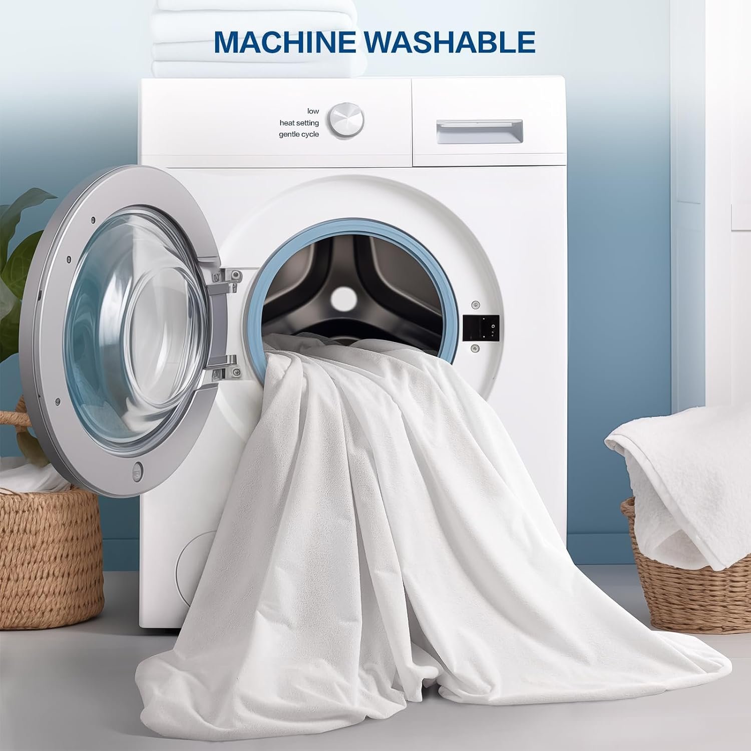 washable Microfiber Waterproof  Mattress Protector