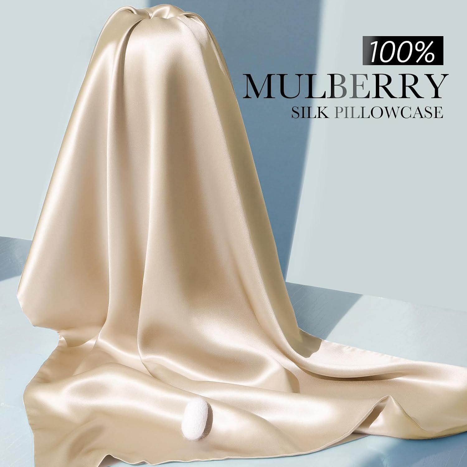 luxury mulberry silk fabric for pillowcase