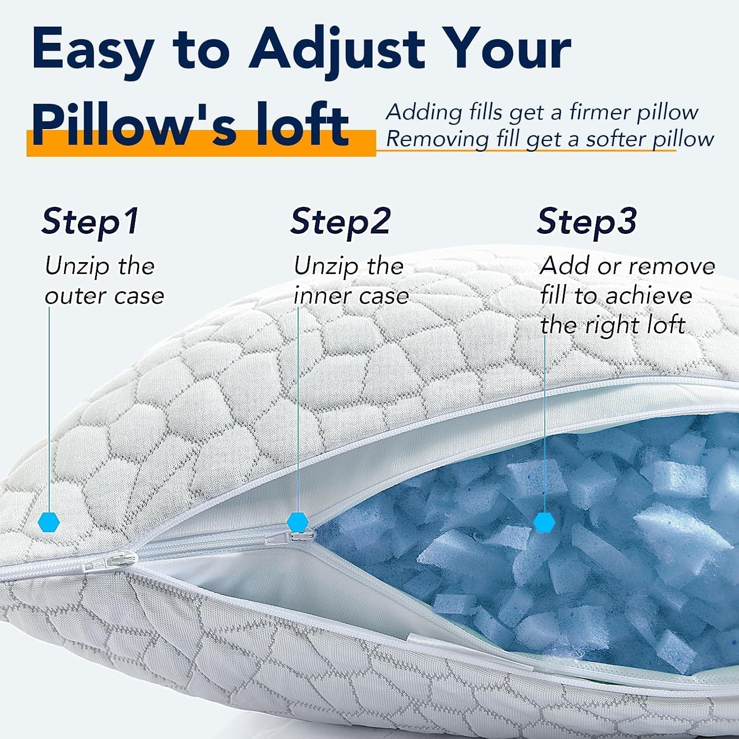 easy adjust pillowcase