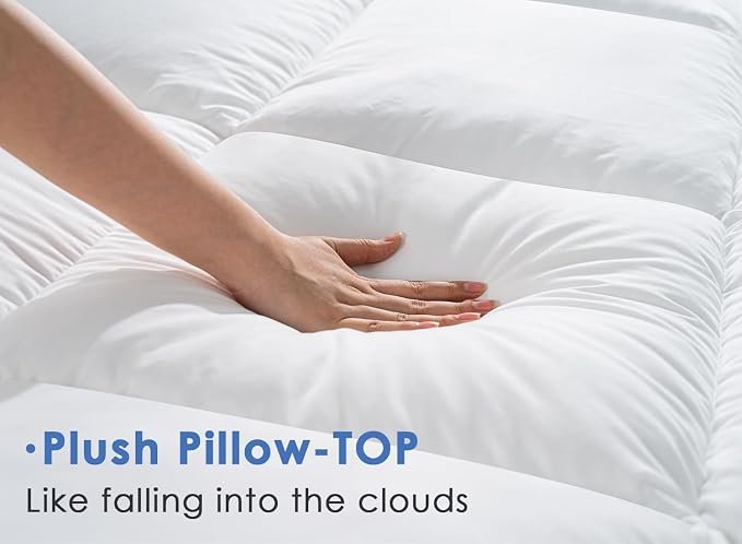 soft hand feeling Baffle Box Mattress Topper