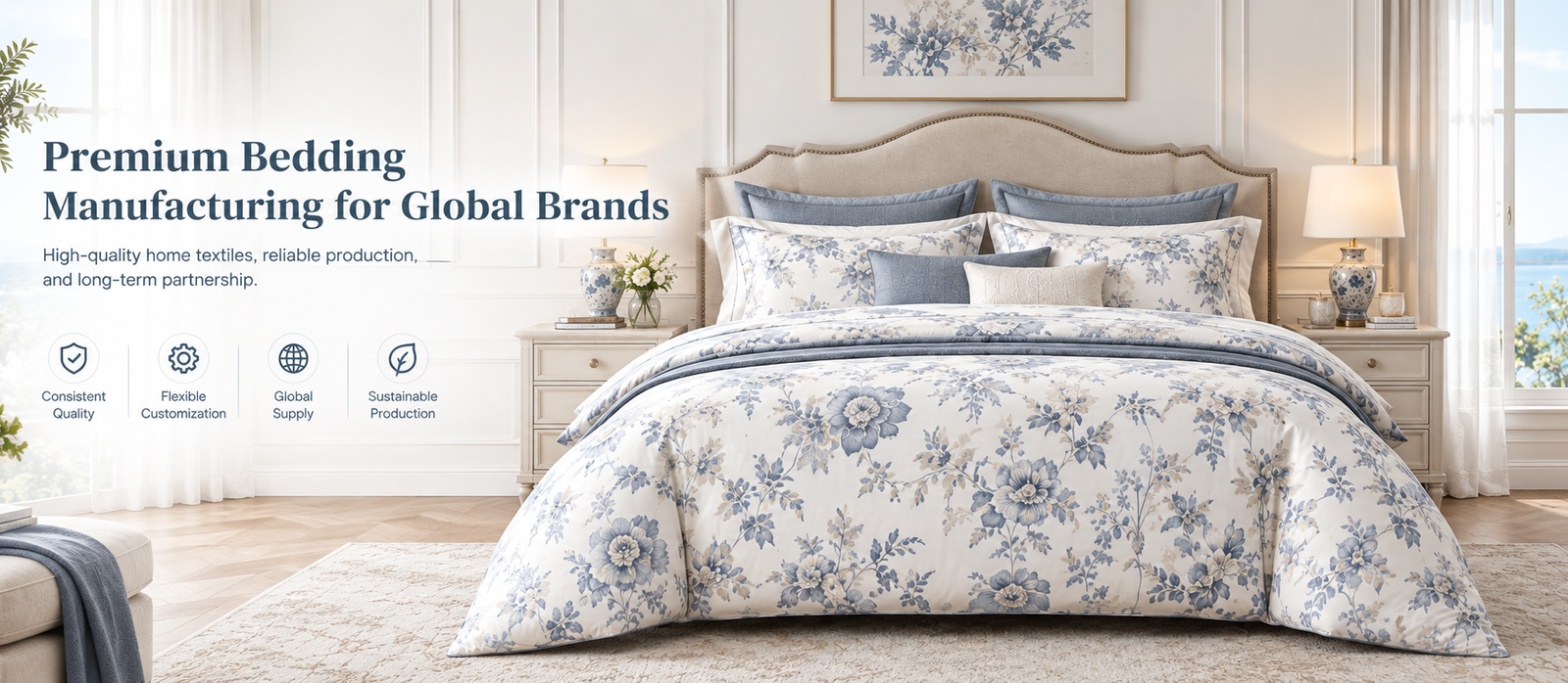 quality-bedding-manufacture-for-home-and-hospitality-hotel OEM quality bedding manufacture for home and hospitality