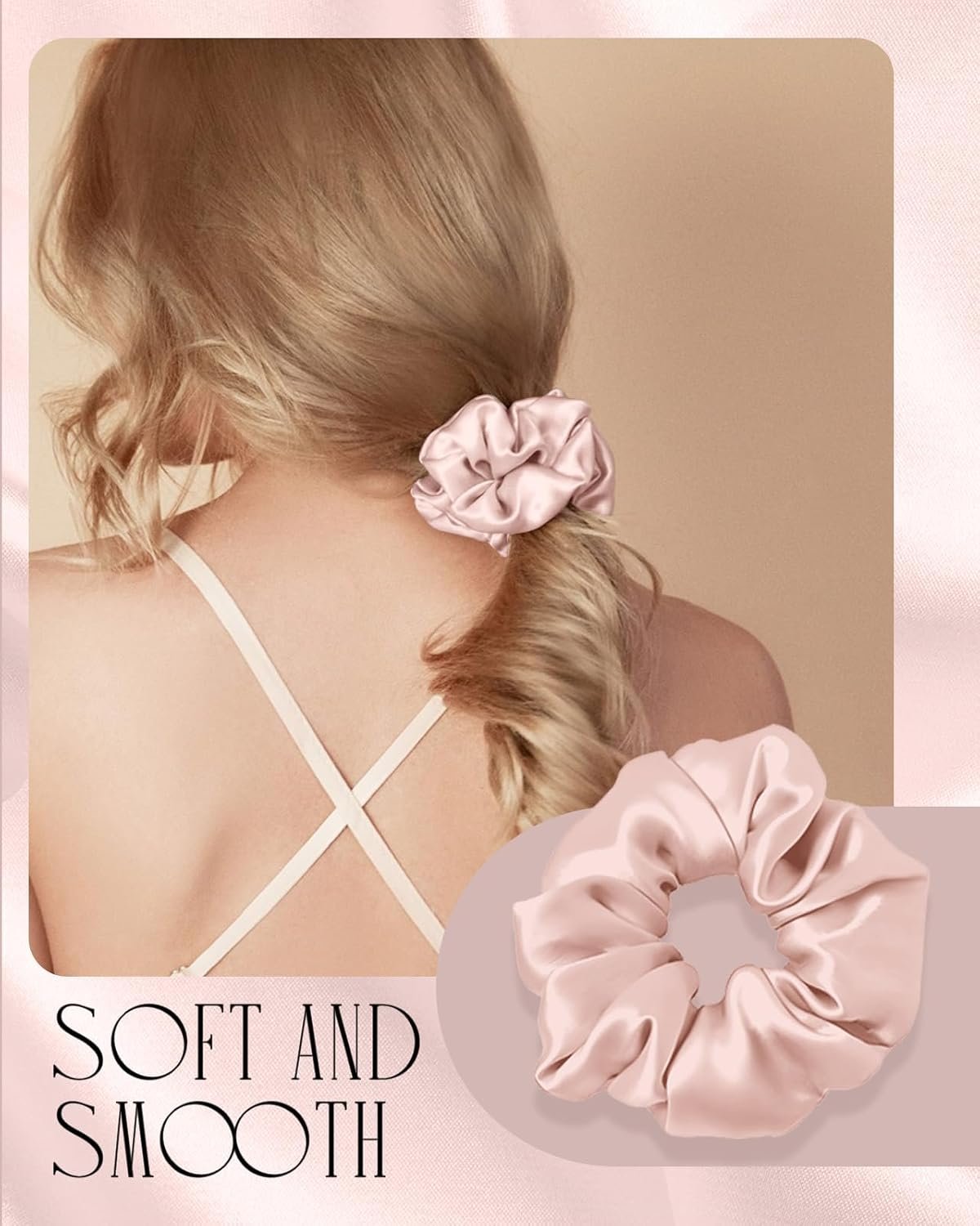 scrunchy in silk satin sleep gift set 