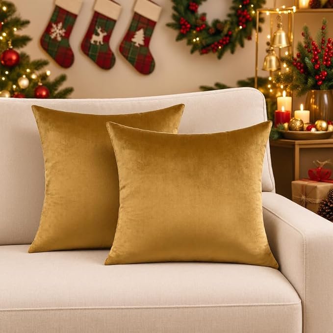 polyester velvet decorative cushion