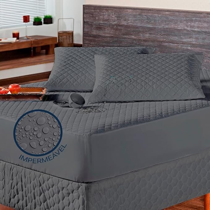 solid color Protector Set For Mattress & Pillow