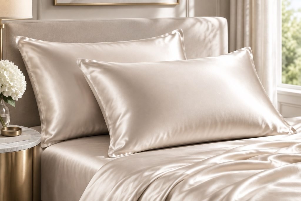 100% mulberry silk pillowcase set, from China based bed sheet manufacturer