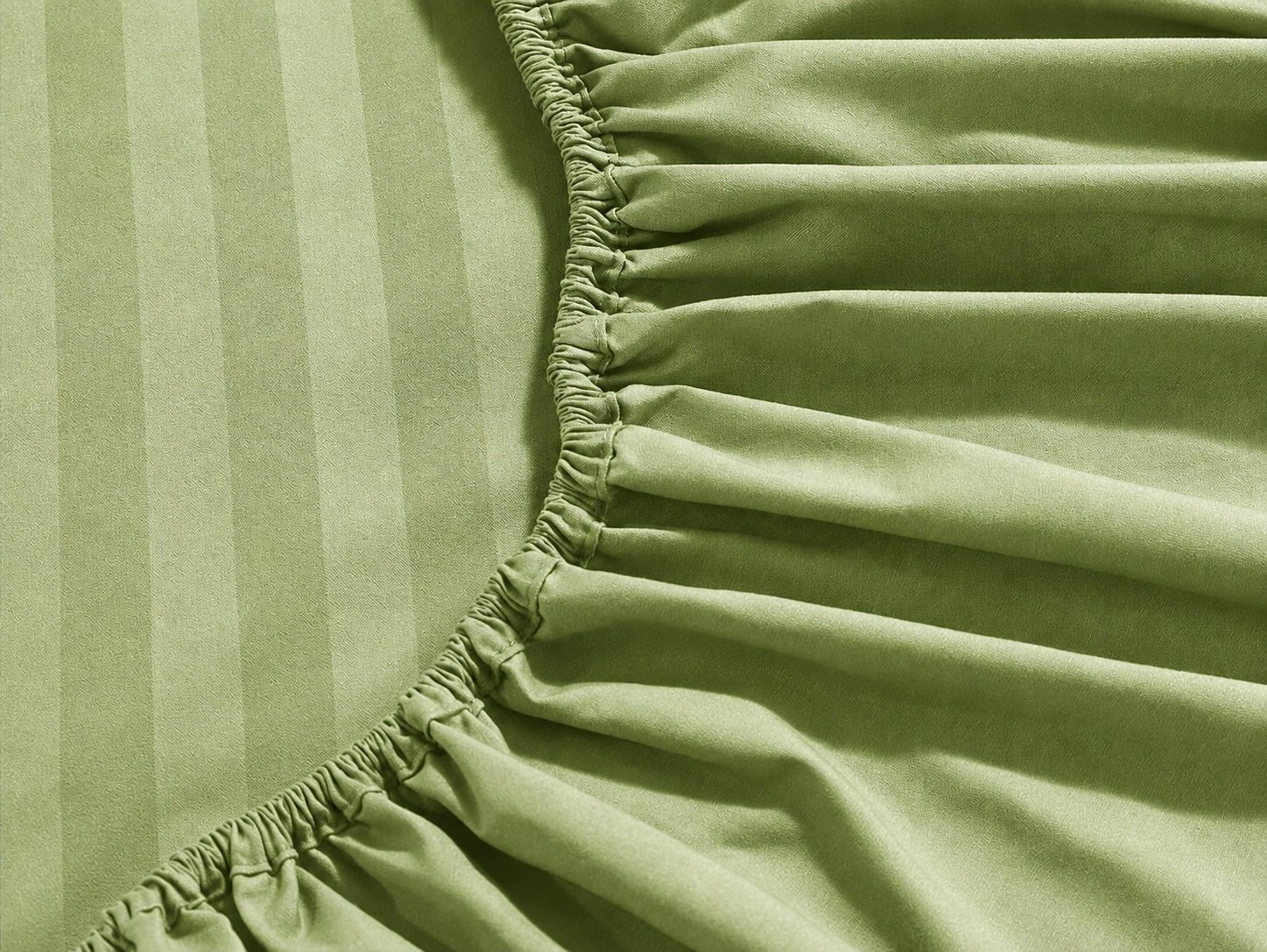 strong elastic all around from the stripe embossed 6-piece sheet set