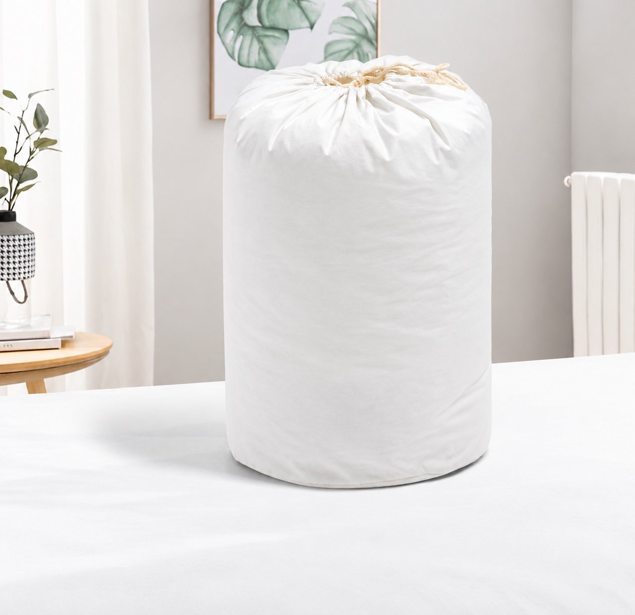 Ultra Soft Goose Down Duvet fabric bag packed