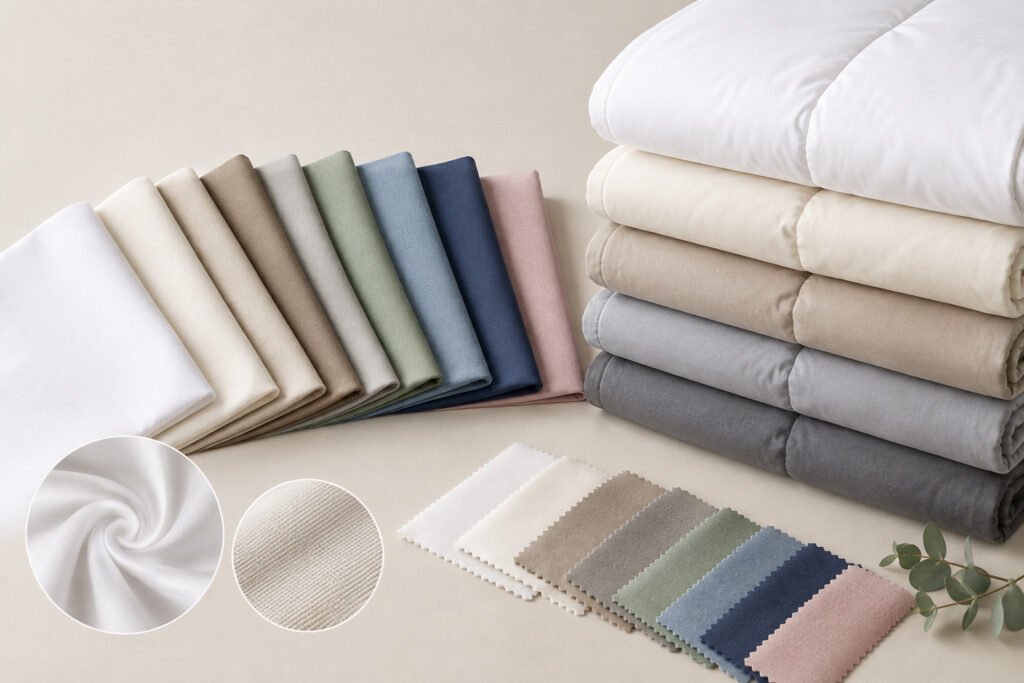 various fabric options for your home textile projects