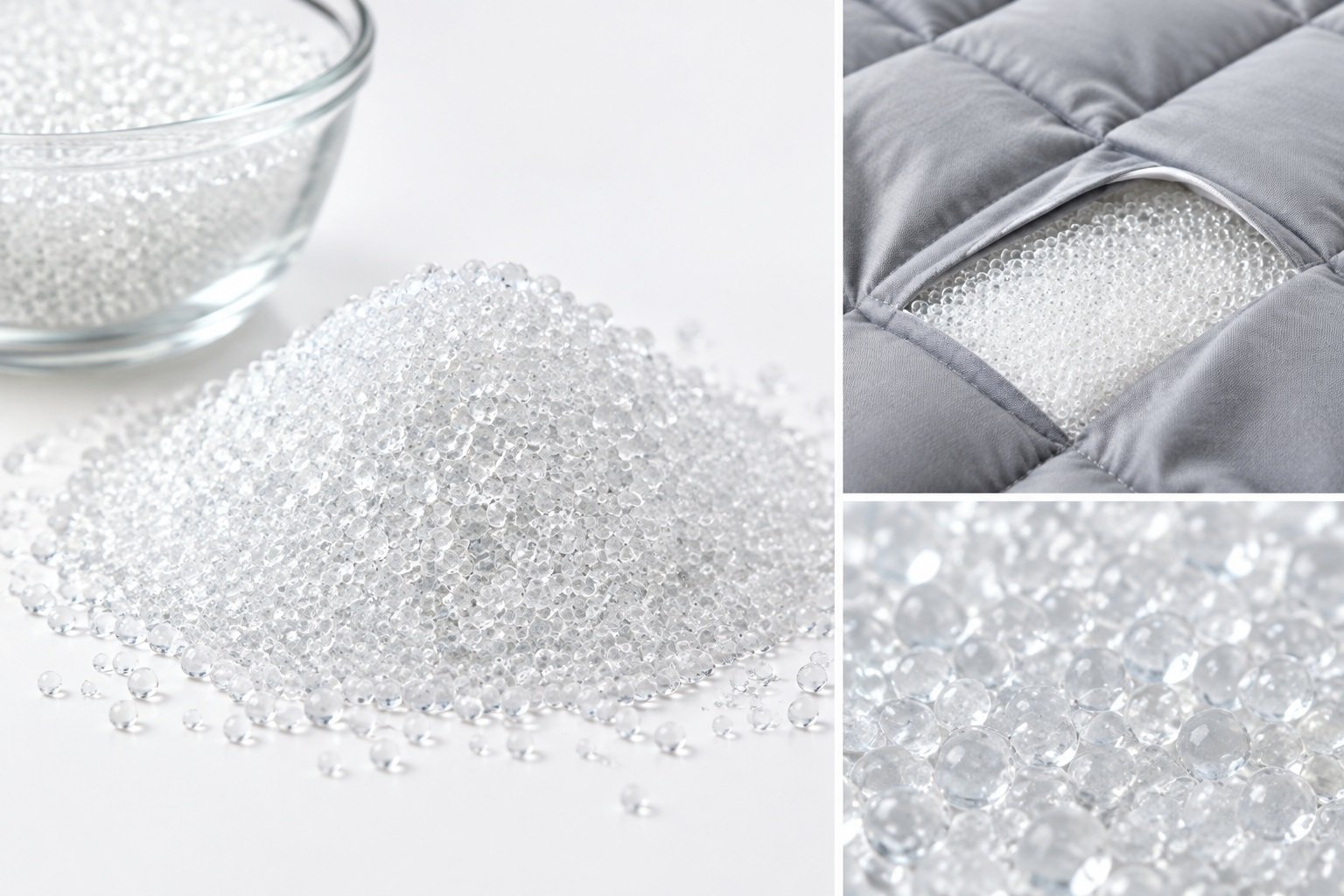 glass beads for Plush Weighted Blanket For Adults