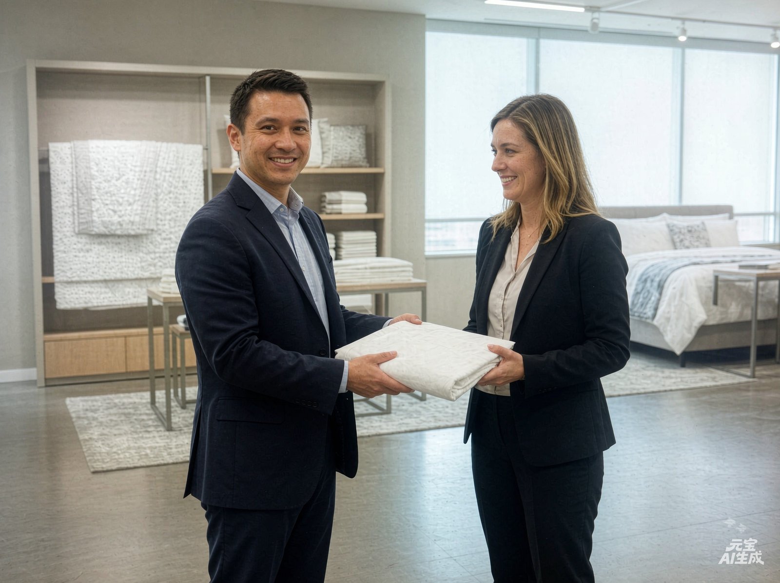 delivery the finished sheet set sample to foreign client